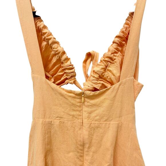 Bondi Born Tobago Cutout Hemp Linen Maxi Dress Women’s Size‎ Medium - Picture 7 of 12